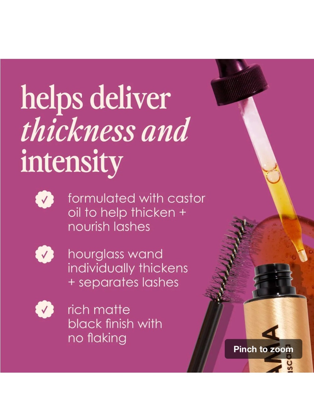 GrandeDRAMA Intense Thickening Mascara – Gold (Black Formula) - Picture 3 of 6